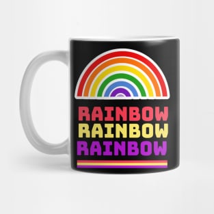 OVER The Rainbow Pride Colors Mug